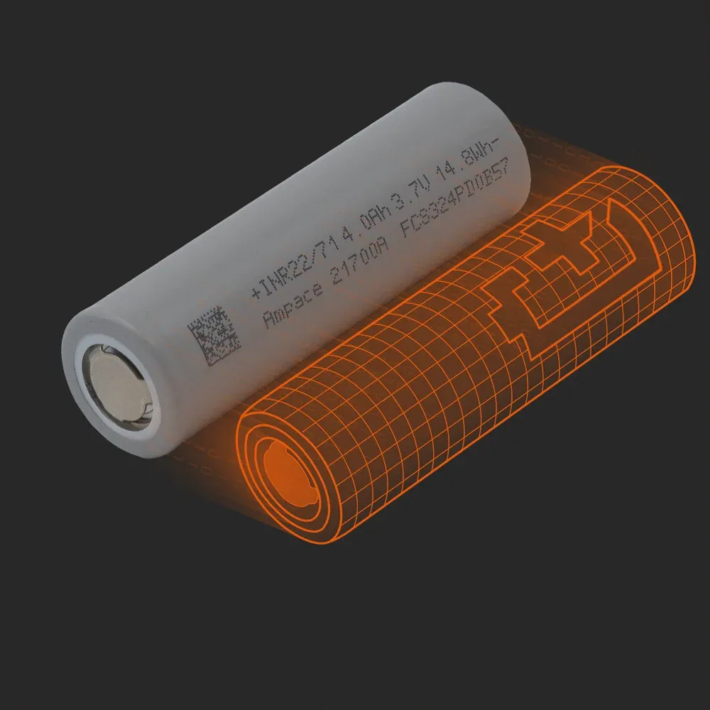 Ampace 21700A:实物电芯与其Batemo模型