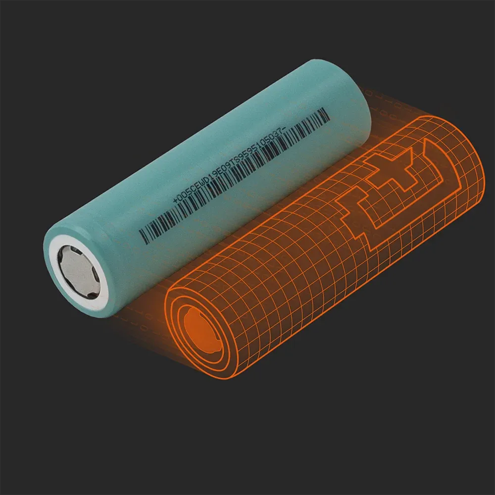 BAK Battery N18650CK: the physical cell next to its Batemo model