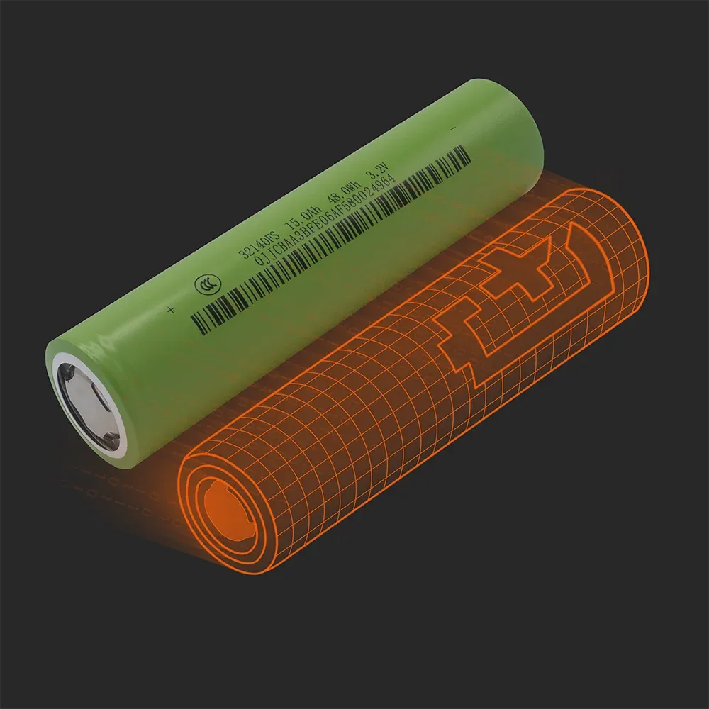 CBAK 32140FS-2: the physical cell next to its Batemo model