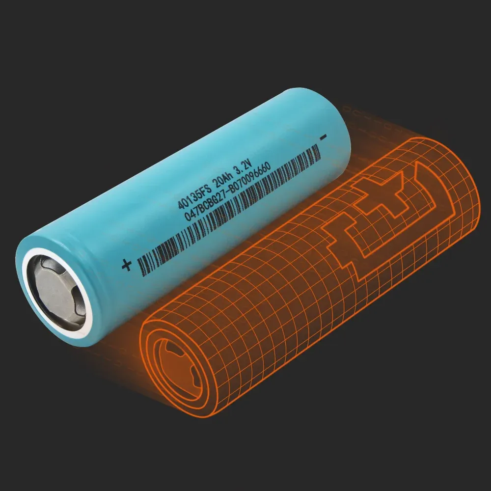 CBAK 40135FS: the physical cell next to its Batemo model