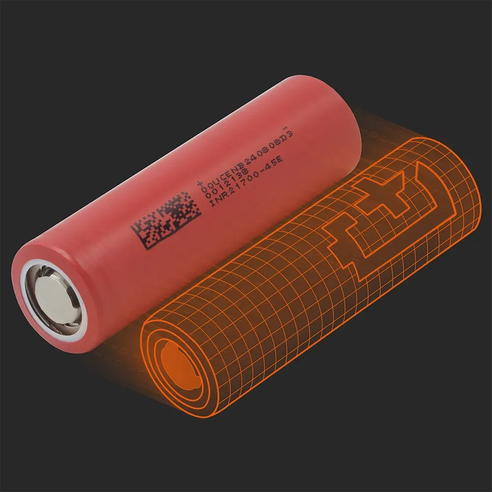 DMEGC INR21700-45E: the physical cell next to its Batemo model