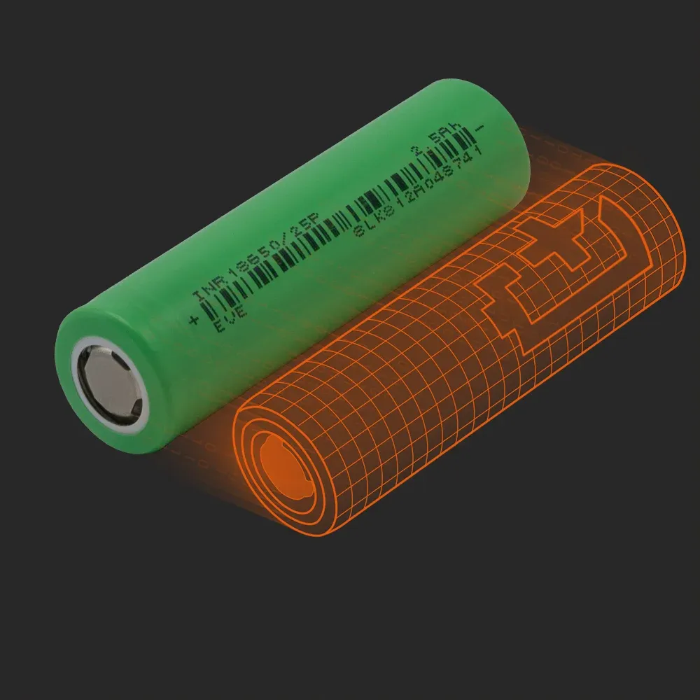 EVE Energy INR18650-25P:实物电芯与其Batemo模型