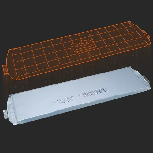 LG Chem E66A: the physical cell next to its Batemo model