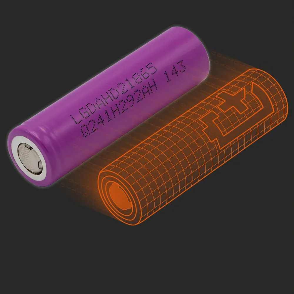 LG Chem ICR18650-HD2: the physical cell next to its Batemo model