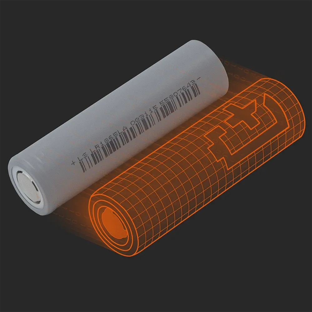 Lishen LR1865LA: the physical cell next to its Batemo model