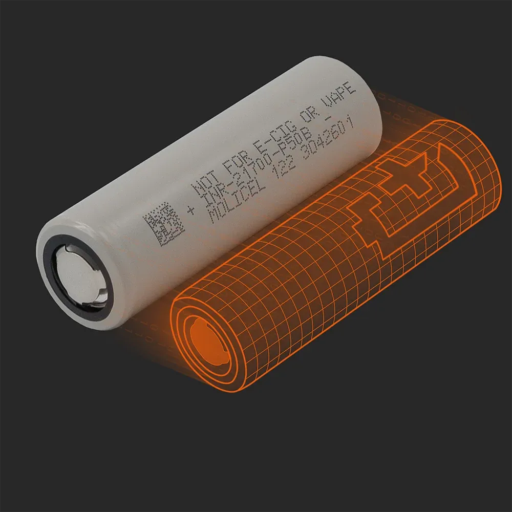 Molicel INR21700-P50B 电池电芯渲染图