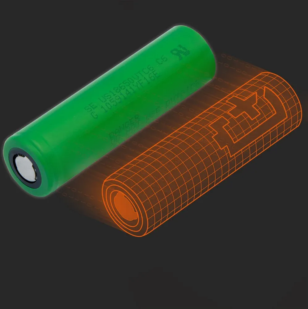muRata US18650-VTC6: the physical cell next to its Batemo model