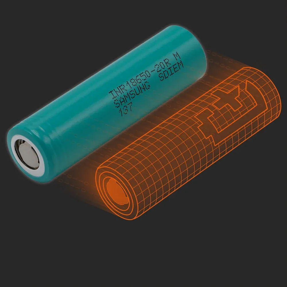 Samsung SDI INR18650-20R:实物电芯与其Batemo模型