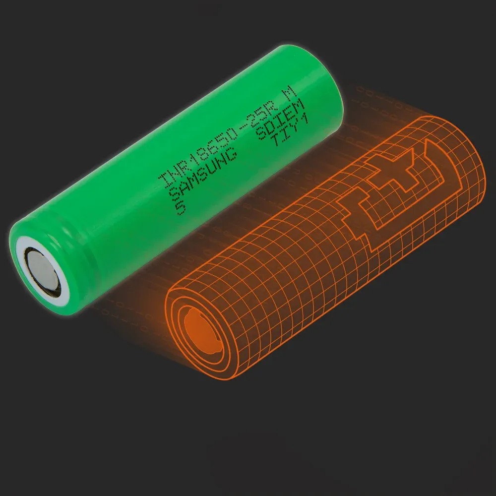 Samsung SDI INR18650-25R(5):实物电芯与其Batemo模型
